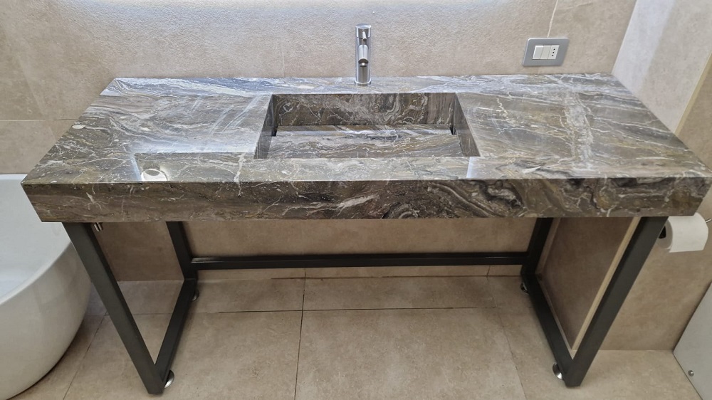 Top e Piani Bagno di design in marmo e granito