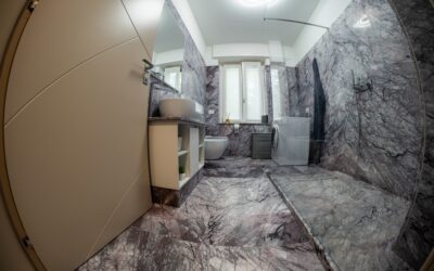Progetto Bagno in Marmo Lillac: raffinatezza e benessere